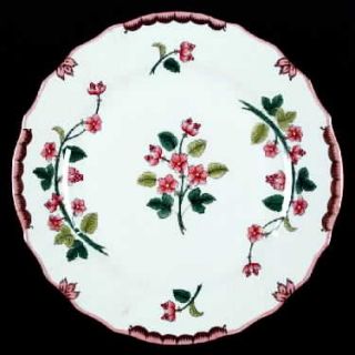 Herend Livia (Wbo) Dinner Plate, Fine China Dinnerware   Rust Floral