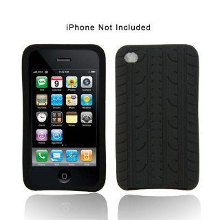 Ebest   Black Silicone Skin Case for iPod Touch Fourth Generation Cell Phones & Accessories