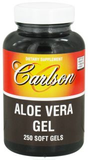 Carlson Labs   Aloe Vera Gel 25 mg.   250 Softgels
