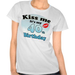Kiss me it's my 40th Birthday