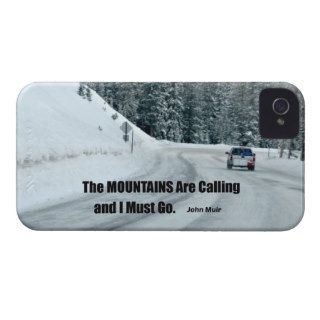 The mountains are calling and I must go. iPhone 4 Cover