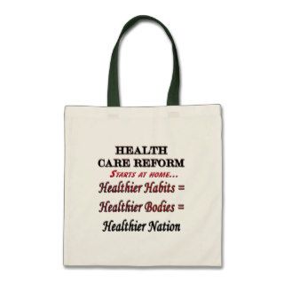 Health Care Begins @ Home Tote Bags