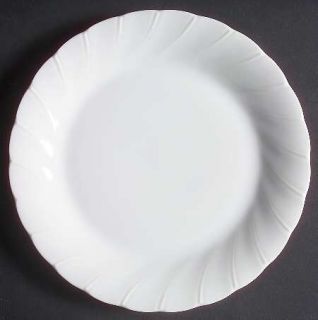 Wallace Heritage (Japan) Yorkshire Salad Plate, Fine China Dinnerware   All Whit