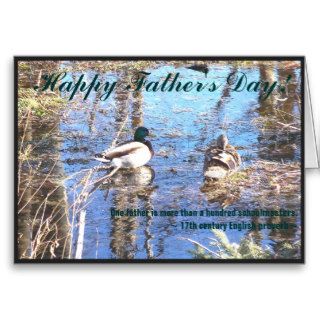 WHAT MAKES A DAD GREETING CARDS