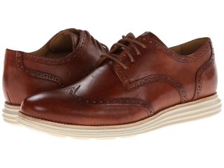 Cole Haan LunarGrand Wing Tip Mens Lace Up Wing Tip Shoes (Burgundy)