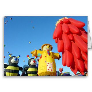 Hot Air Balloons 7x5 Photo Art blank greeting card