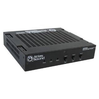 Atlas Sound MA60G Global Mixer Amplifier 3 Channel 60 Watt Balanced MicLineTel Input Electronics
