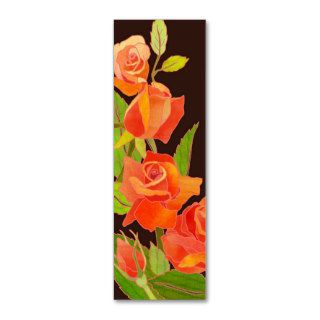 RosesThank You Gift Tag/Bookmark Business Cards