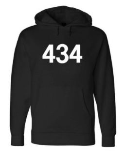434 AREA CODE Unisex Fleece Hoody Sweatshirt. Lynchburg Clothing