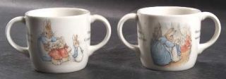 Wedgwood Peter Rabbit 2 Handled Mug, Fine China Dinnerware   Beatrix Potter, Ani