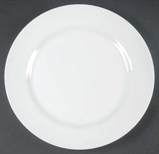 Home Trends Canopy White (Round) Dinner Plate, Fine China Dinnerware   All White