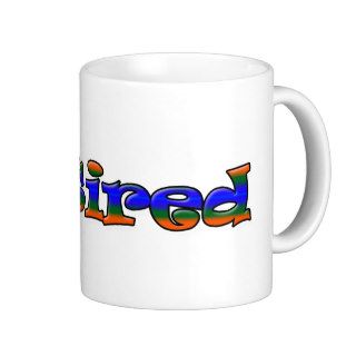 RETIRED Gradient Text Coffee Mug Retirement Party