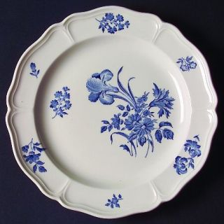 Wedgwood Ludlow Salad Plate, Fine China Dinnerware   QueenS Shape,Blue Floral R