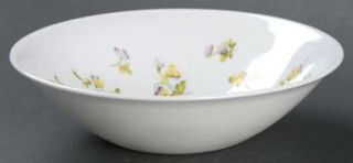 Martha Stewart China Mtw27 Soup/Cereal Bowl, Fine China Dinnerware   Yellow&Purp