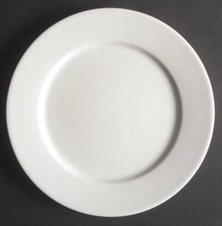 Apilco Sevres Service Plate (Charger), Fine China Dinnerware   All White, Rim, S