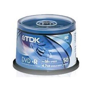 TDK DVD R 1 16x 4.7 GB 50 Discs Electronics