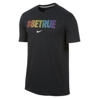 Nike #BETRUE Reflective Mens T Shirt   Black