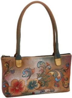 Anuschka 435 Small Shoulder Bag, Henna Floral, one size Shoulder Handbags Shoes