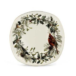Lenox Winter Greetings Square Accent Plate Kitchen & Dining