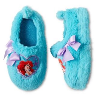 Disney Ariel the Little Mermaid Toddler Girl Scuff Slippers Size Large (9 10) Shoes
