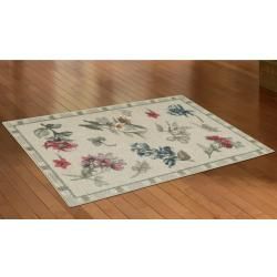 Mohawk Home Tossed Wildflowers Linen Kitchen Rug (2'6 x 4'2) Mohawk Home Accent Rugs
