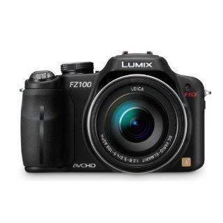 Panasonic Lumix DMC FZ100 14.1 MP Digital Camera with 24x Optical Image Stabilized Zoom and 3.0 Inch LCD   Black  Point And Shoot Digital Cameras  Camera & Photo