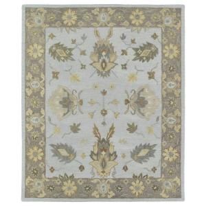 Kaleen Brooklyn Delaney Silver 7 ft. 6 in. x 9 ft. Area Rug 5303 77 7.6x9