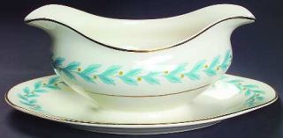Johnson Brothers Bermuda Gravy Boat with Attached Underplate, Fine China Dinnerw