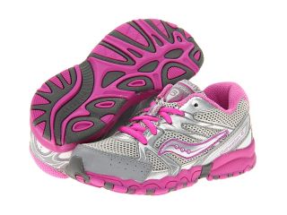 Saucony Kids Cohesion 6 LTT Girls Shoes (Gray)