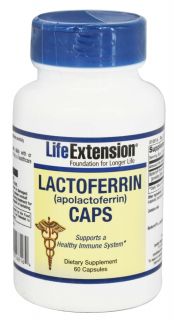 Life Extension   Lactoferrin (apolactoferrin) Caps   60 Capsules