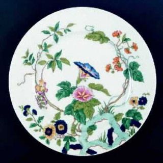 Towle Paradis Dinner Plate, Fine China Dinnerware   Blue, Yellow & Pink  Flowers