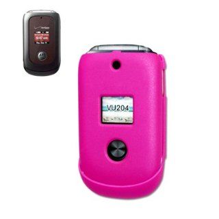 Hard Protector Skin Cover Cell Phone Case for Motorola VU204 Verizon   Pink Cell Phones & Accessories