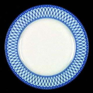 Vista Alegre Balustrade Blue Dinner Plate, Fine China Dinnerware   Blue Diamond