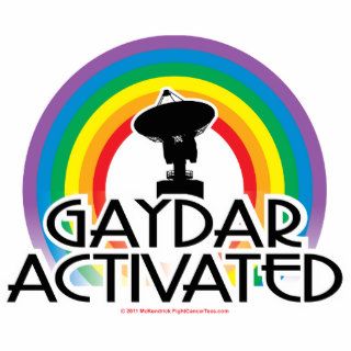 Gaydar Activated Acrylic Cut Out