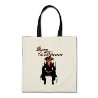 Queen of the Drama Canvas Bag