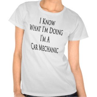 I Know What I'm Doing I'm A Car Mechanic Tshirt
