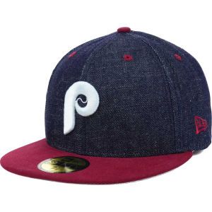 Philadelphia Phillies New Era MLB Team Color Denim 59FIFTY Cap
