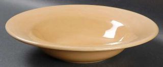 Pottery Barn Sausalito Buttercream Large Rim Soup Bowl, Fine China Dinnerware  