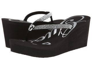 GUESS Seespray Womens Wedge Shoes (Black)