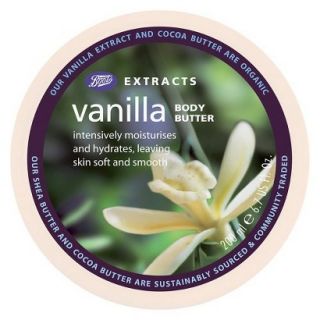 Boots Extracts Vanilla Body Butter   6.7 oz