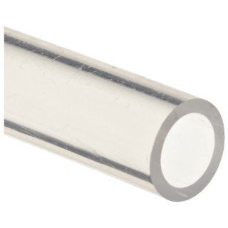 White Translucent FEP Tubing, 0.438" ID, 0.563" OD, 0.063" Wall, 24" Length Plastic Flex Tubing