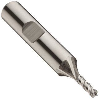 Niagara Cutter 55081 Cobalt Steel Square Nose End Mill, Inch, Weldon Shank, Uncoated (Bright) Finish, Roughing and Finishing Cut, 30 Degree Helix, 4 Flutes, 2.438" Overall Length, 0.250" Cutting Diameter, 0.375" Shank Diameter Industrial &a