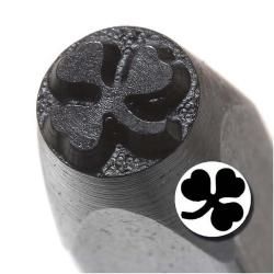 Beadaholique Solid Shamrock 6mm Punch Stamp for Metal Beadaholique Jewelry Tools