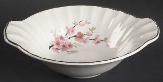 WS George Peach Blossom (Bolero) Lugged Cereal Bowl, Fine China Dinnerware   Bol
