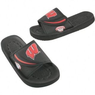 Wisconsin Badgers Slide Sandals  Sports Fan Sandals  Sports & Outdoors