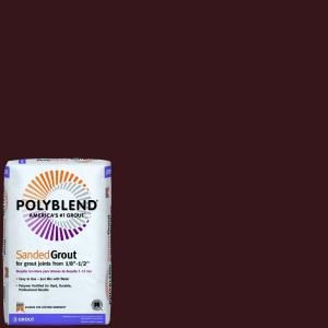 Custom Building Products Polyblend #96 Quarry Red Clay 25 lb. Sanded Grout PBG9625
