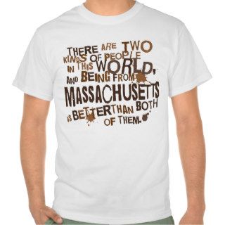 Massachusetts (Funny) Gift T shirts