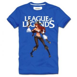Aovei League of Legends Miss Fortune Cotton T shirt Fashion T Shirts Clothing