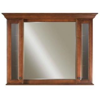 Water Creation Spain 48 in. x 40 in. Surface Mount Mirrored Medicine Cabinet in Golden Straw SPAIN MC 4836