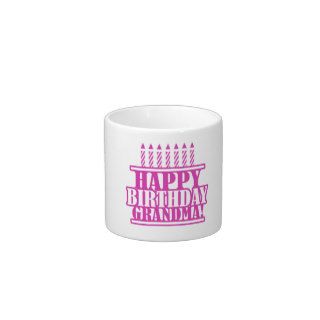 Happy Birthday Grandma Espresso Mug